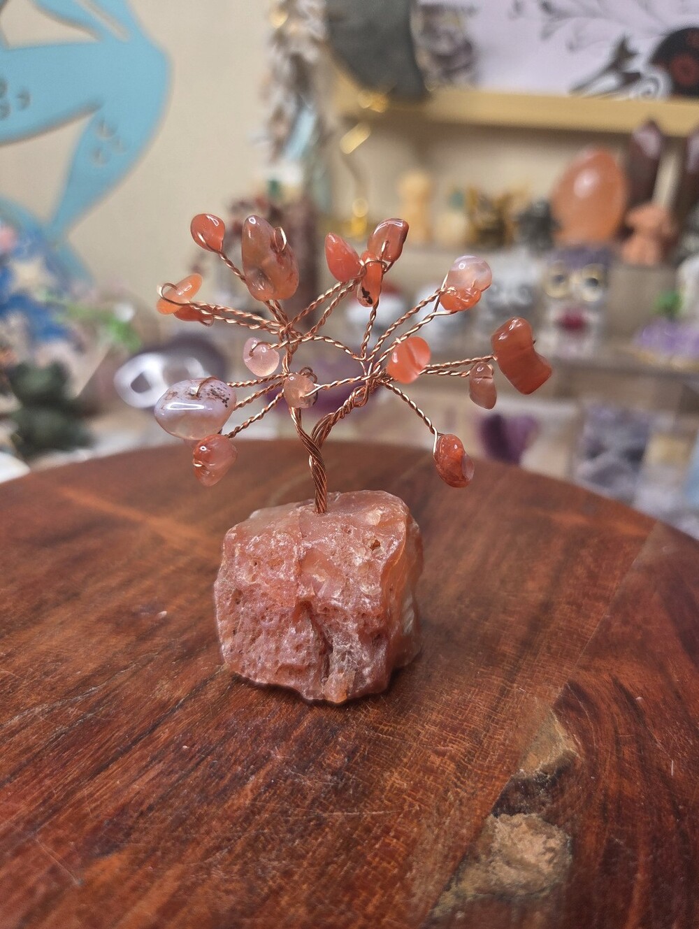 Red carnelian Tree Of Life (2 In) Health And Vitality
